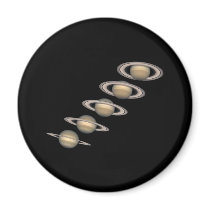 Saturn's Rings Fridge Magnet