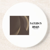 Saturn's Rings (Photo Of Saturn Rings) Drink Coasters