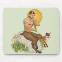 Satyr Playing Pan Pipes mousepads by Spice Satyr Playing Pan Pipes mousepads
