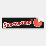 Saucesome Funny Tomato Bumper Sticker