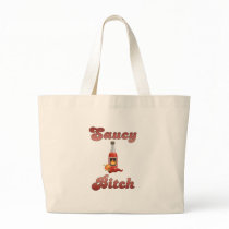 Saucy Bitch Canvas Bags