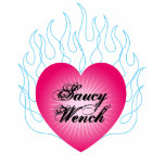 Saucy Wench Heart T Shirt