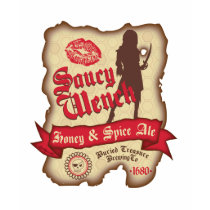 Saucy Wench Honey & Spice Ale t-shirts