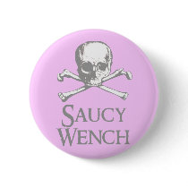 Saucy Wench Skull and Crossbones buttons by gotrum Saucy Wench Skull and Crossbones buttons