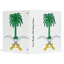 Saudi Arabia Coat of Arms detail Binders