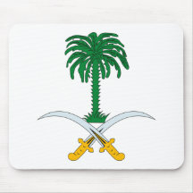 Saudi Arabia Coat of Arms Mousepad