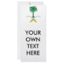 Saudi Arabia Coat of Arms Rack Card Design