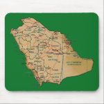 Saudi Arabia Map Mousepad