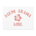 Saudi Arabia Pink Girl postcards