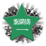 Saudi Arabia Star stickers