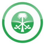 saudi_arabia round sticker