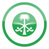 saudi_arabia round sticker