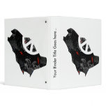 Saudi Arabia Trendy Peace Sign with Saudi map binders
