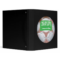 Saudi Arabian Soccer Ball Vinyl Binders
