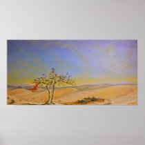 Saudi Desert Bedouin Tent Poster