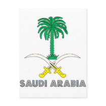 Saudi Emblem postcards
