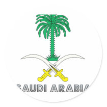 Saudi Emblem stickers by FlagStore Saudi Emblem stickers