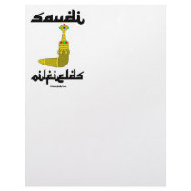 Saudi Oil Fields, Gold Dagger,Letterhead,Oil