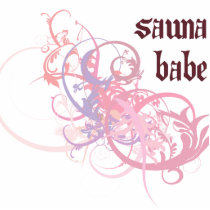 Sauna Babe photo sculptures