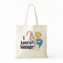 Sausage Tote Bags