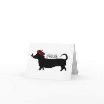 Sausage Dog Card