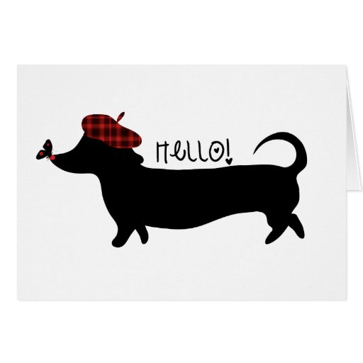 Sausage Dog Card