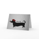 Sausage Dog Greeting Card