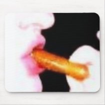 Sausage Lips on Everything! mousepads