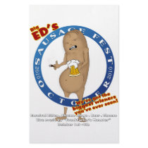 sausagefest stationery design