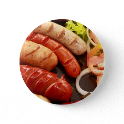 Sausages Pinback Buttons
