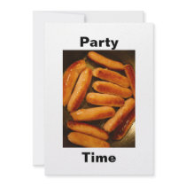 Sausages Party Time Invitation