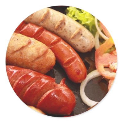 Sausages stickers
