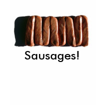 Sausages! t-shirts