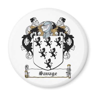 Savage Family Crest Fridge Magnets by coatsofarms