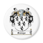 Savage Family Crest Fridge Magnets