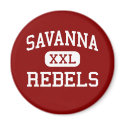 Savanna - Rebels - High - Anaheim California magnets by customteamsportswear Savanna - Rebels - High - Anaheim California magnets