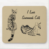 Savannah Cats mousepads