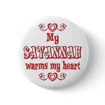 Savannah Cats Warm My Heart buttons