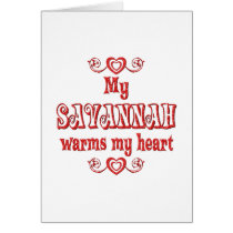Savannah Cats Warm My Heart cards