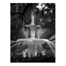Savannah Fountain Postcards