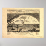 Savannah Georgia 1734 Panoramic Map Posters