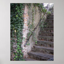 Savannah Georgia Creepy Stairs Posters