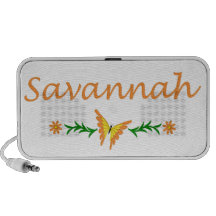 Savannah (Orange Butterfly) Portable Speakers