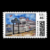 savannah_queen_river_boat, Savannah Queen postage