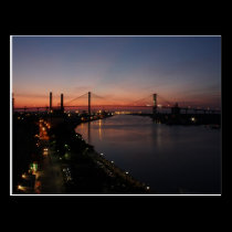 Savannah River Postcard postcards