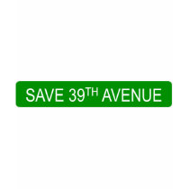 Save 39th Avenue t-shirts
