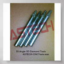 Save 40% -3D Diamond Tools for Stone CNC Router Poster