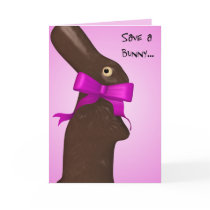 Save A Bunny Easter Card