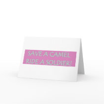 Save A Camel Greeting Cards