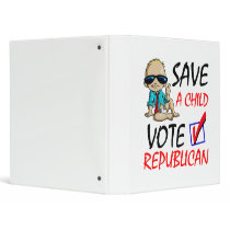 Save A Child T-Shirt 3 Ring Binder